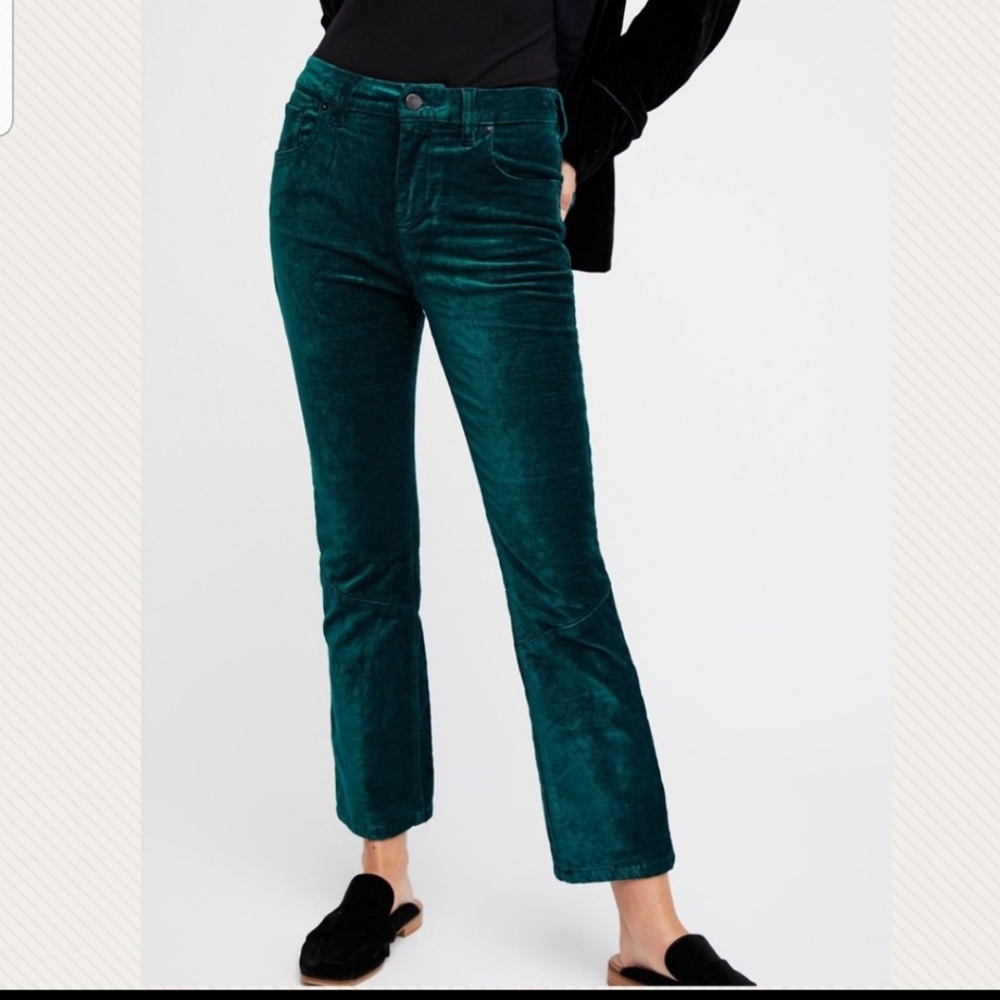 Free people velour pants